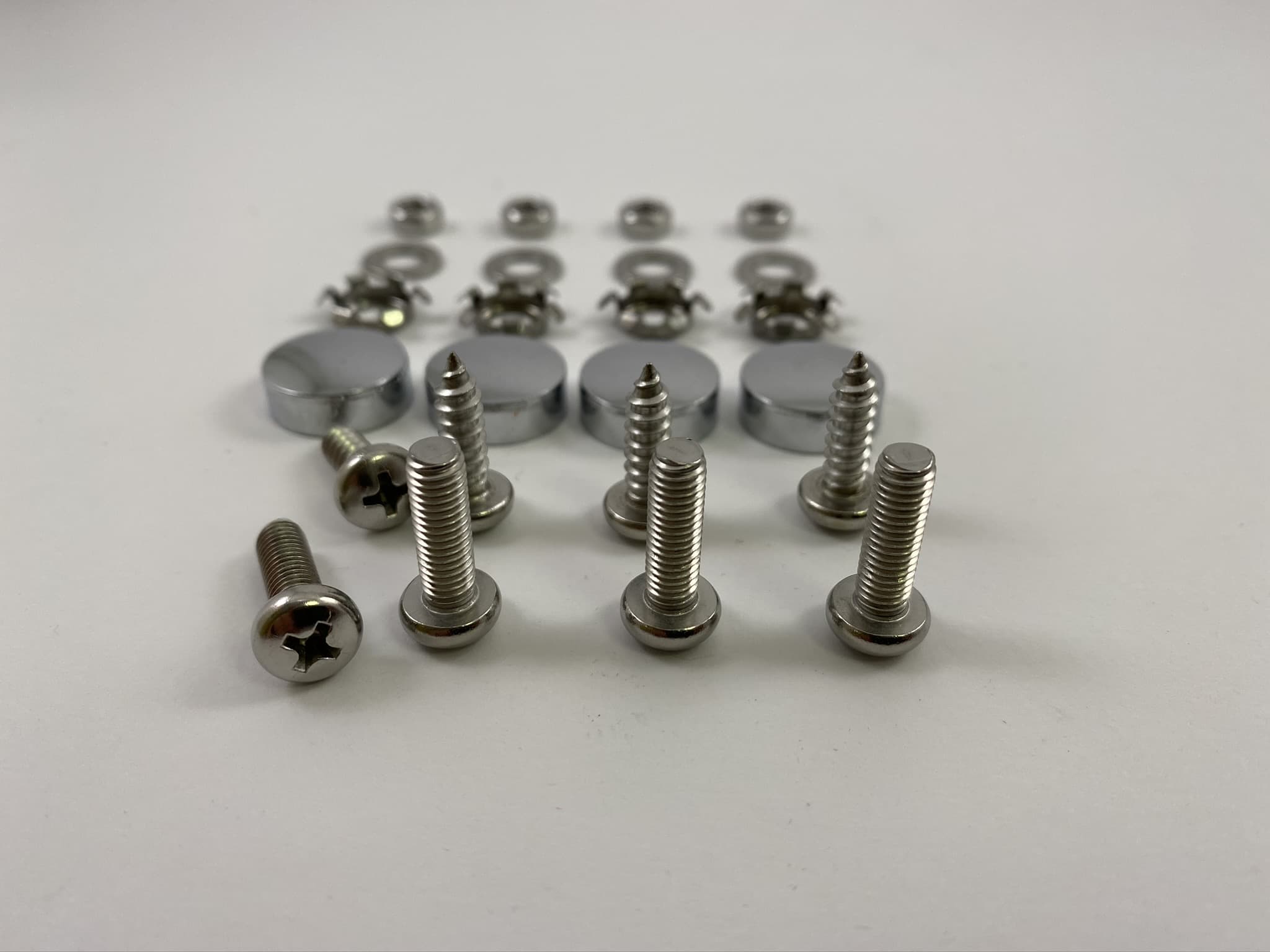 Screw Covers Metal Chrome